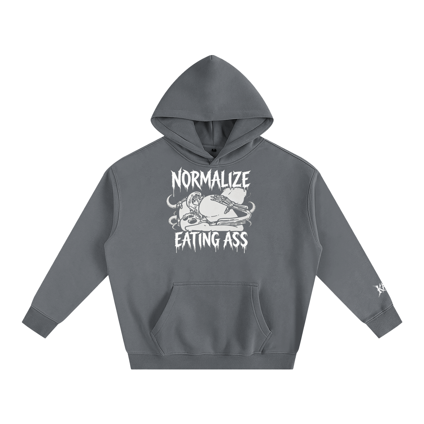 NORMALIZE EATING ASS HOODIE
