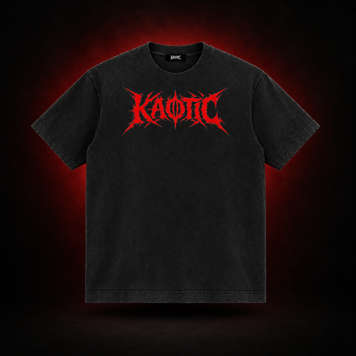 KAOTIC RED METAL TEE