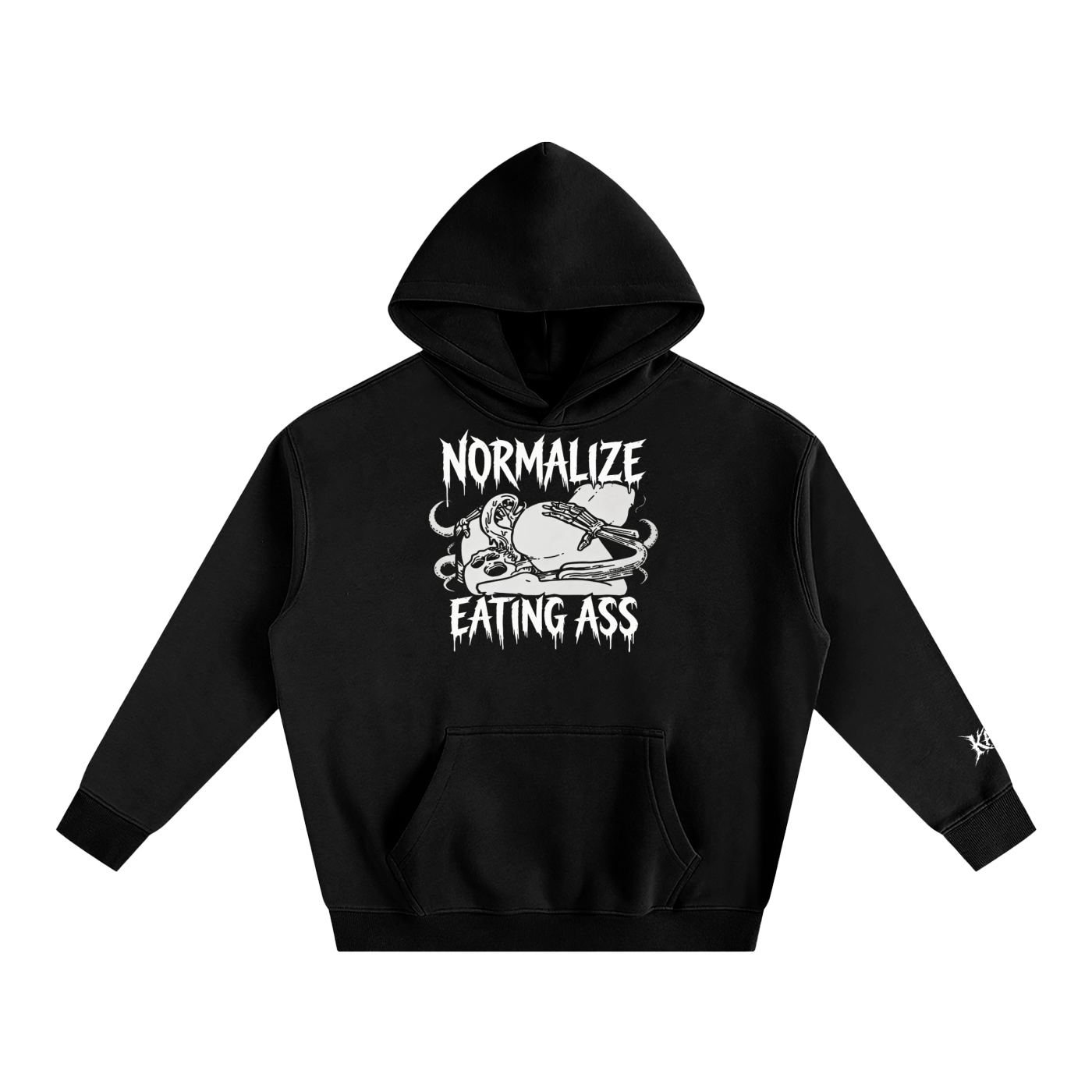 NORMALIZE EATING ASS HOODIE