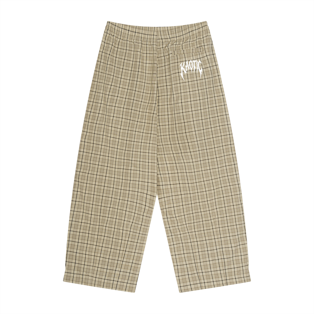 Kaotic Plaid Wide Leg Pants
