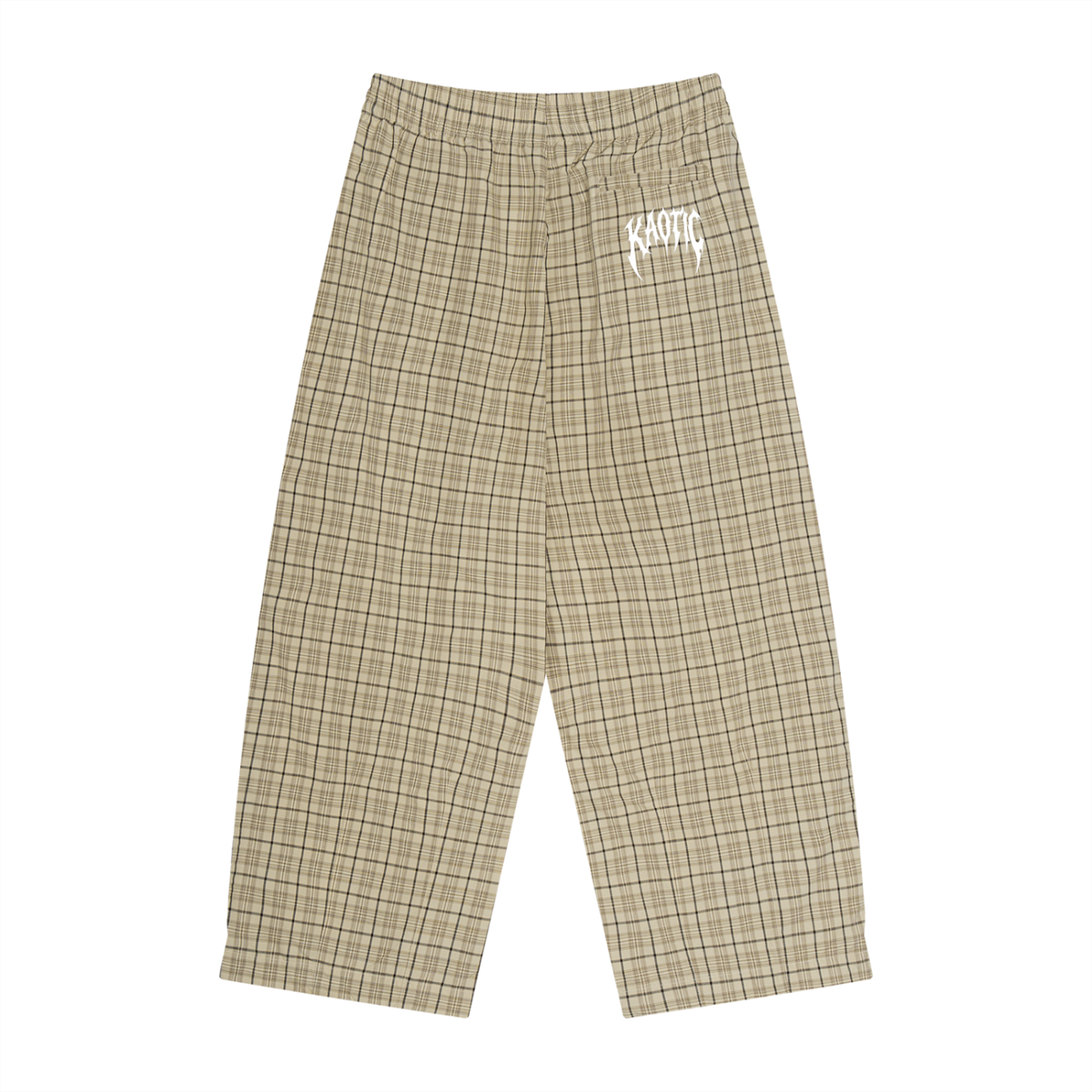 Kaotic Plaid Wide Leg Pants